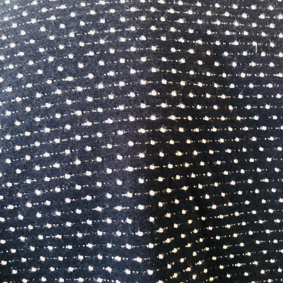 New Mossimo Navy Blue White Long Tee T-shirt L - Picture 6 of 8